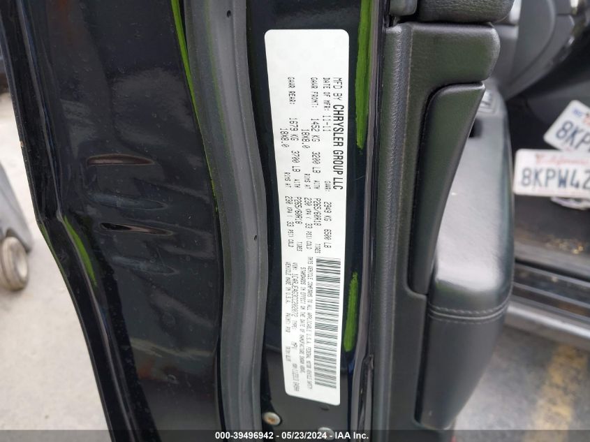 2012 Jeep Grand Cherokee Laredo VIN: 1C4RJEAG3CC202072 Lot: 39496942