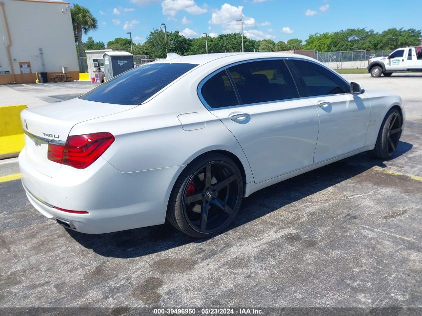 2013 BMW 740Li VIN: WBAYE4C56DDW22746 Lot: 39496950