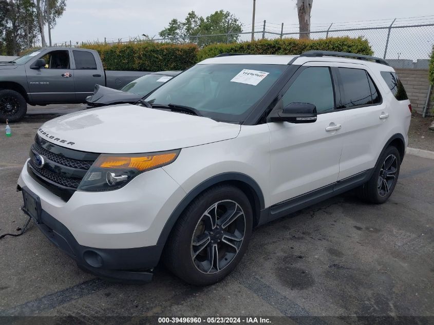 2015 Ford Explorer Sport VIN: 1FM5K8GT6FGA55322 Lot: 39496960