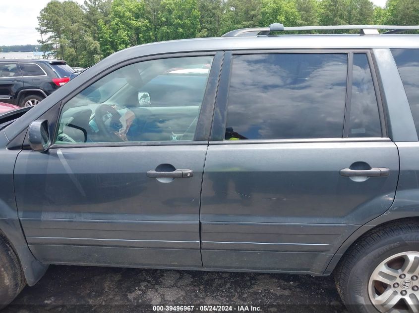 2005 Honda Pilot Ex VIN: 2HKYF18465H548836 Lot: 39496967