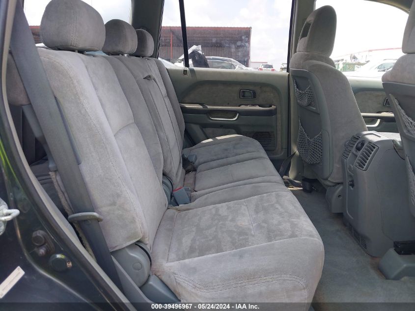 2005 Honda Pilot Ex VIN: 2HKYF18465H548836 Lot: 39496967