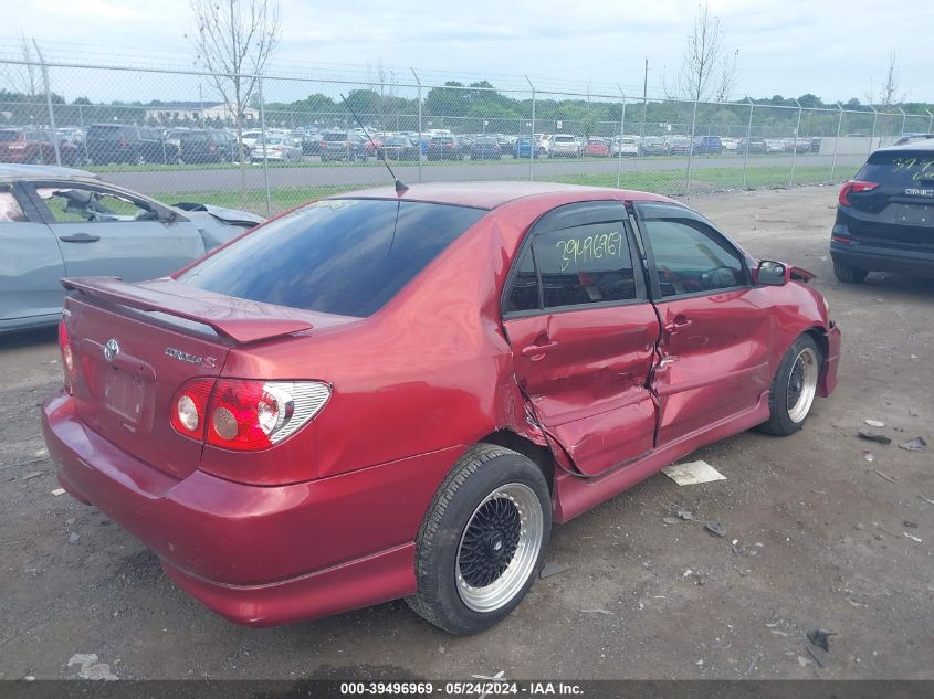 2008 Toyota Corolla S VIN: 2T1BR32E68C872256 Lot: 39496969