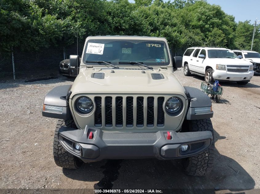 2020 Jeep Gladiator Rubicon VIN: 1C6JJTBG6LL187963 Lot: 39496975