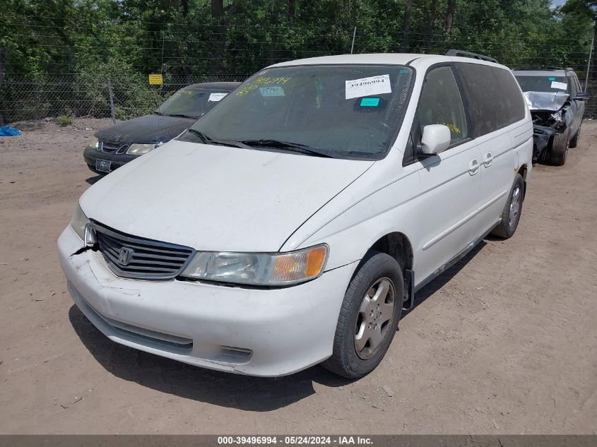 2001 Honda Odyssey Ex VIN: 2HKRL18631H527399 Lot: 39496994