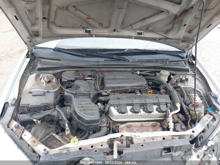 2004 Honda Civic Ex VIN: 2HGES26874H520224 Lot: 39497008