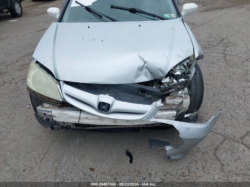 2004 Honda Civic Ex VIN: 2HGES26874H520224 Lot: 39497008