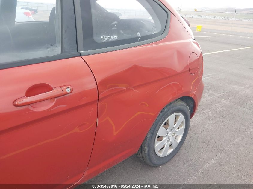 2011 Hyundai Accent Gs VIN: KMHCM3AC5BU191711 Lot: 39497016