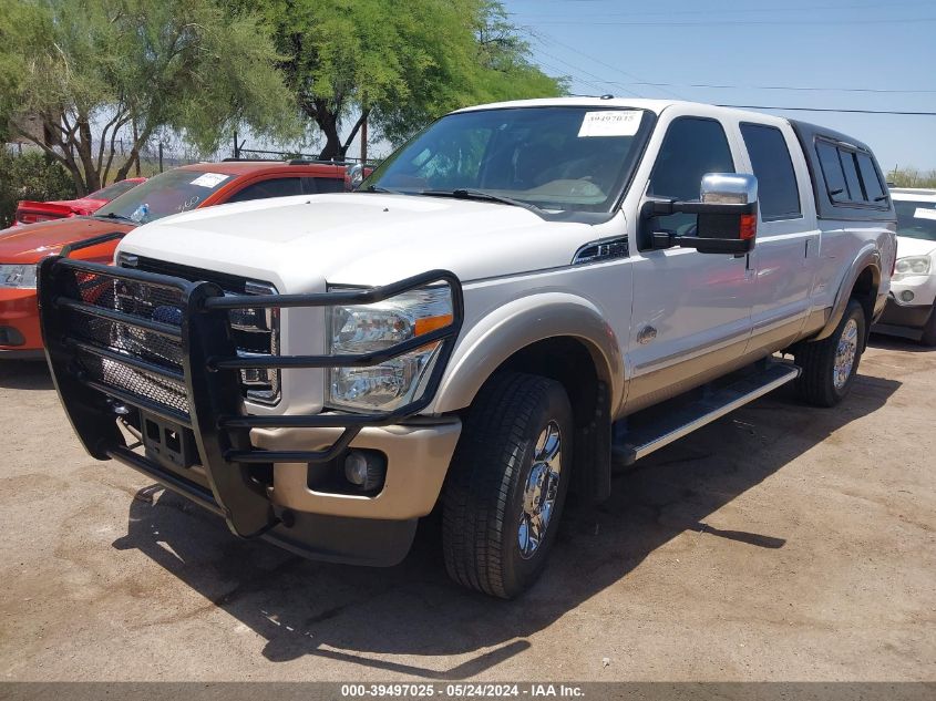 2012 Ford F350 Super Duty VIN: 1FT8W3BTXCED11274 Lot: 39497025