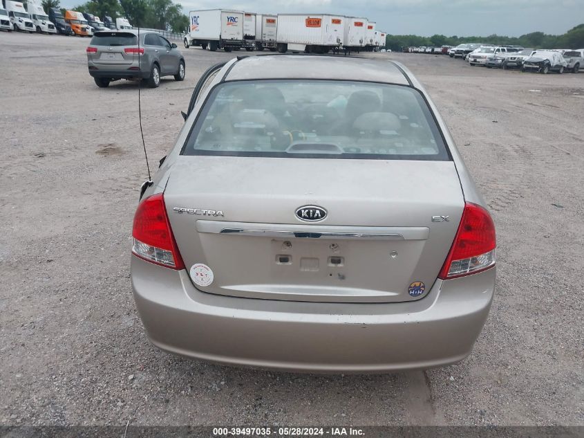 KNAFE221195591286 2009 Kia Spectra Ex