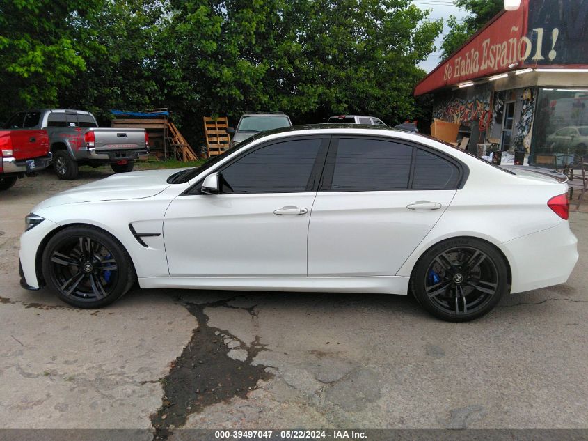 2017 BMW M3 VIN: WBS8M9C58H5G42429 Lot: 39497047