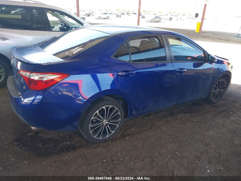 2015 Toyota Corolla S Plus VIN: 5YFBURHE8FP251641 Lot: 39497048
