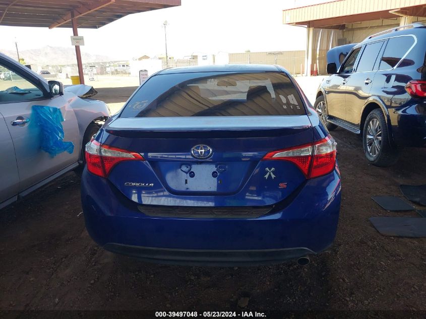 2015 TOYOTA COROLLA L/LE/LE PLS/PRM/S/S PLS - 5YFBURHE8FP251641