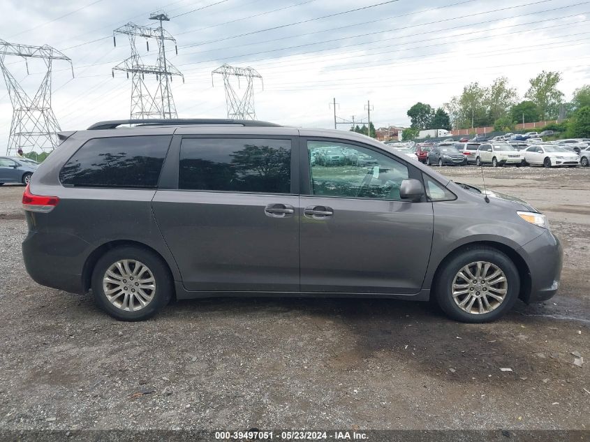 2012 Toyota Sienna Xle V6 8 Passenger VIN: 5TDYK3DC5CS216091 Lot: 39497051