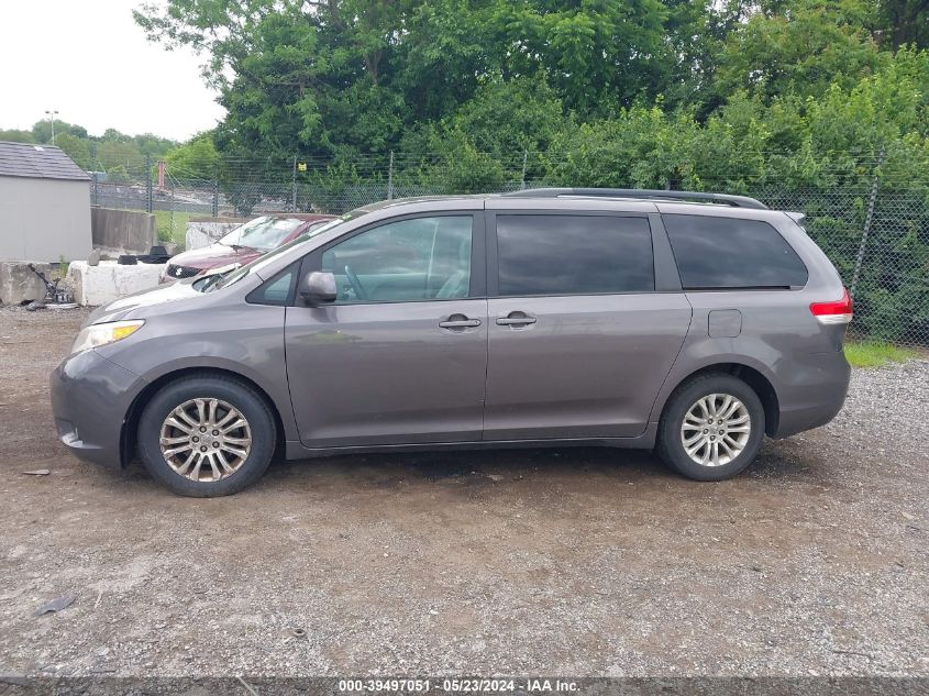 2012 Toyota Sienna Xle V6 8 Passenger VIN: 5TDYK3DC5CS216091 Lot: 39497051