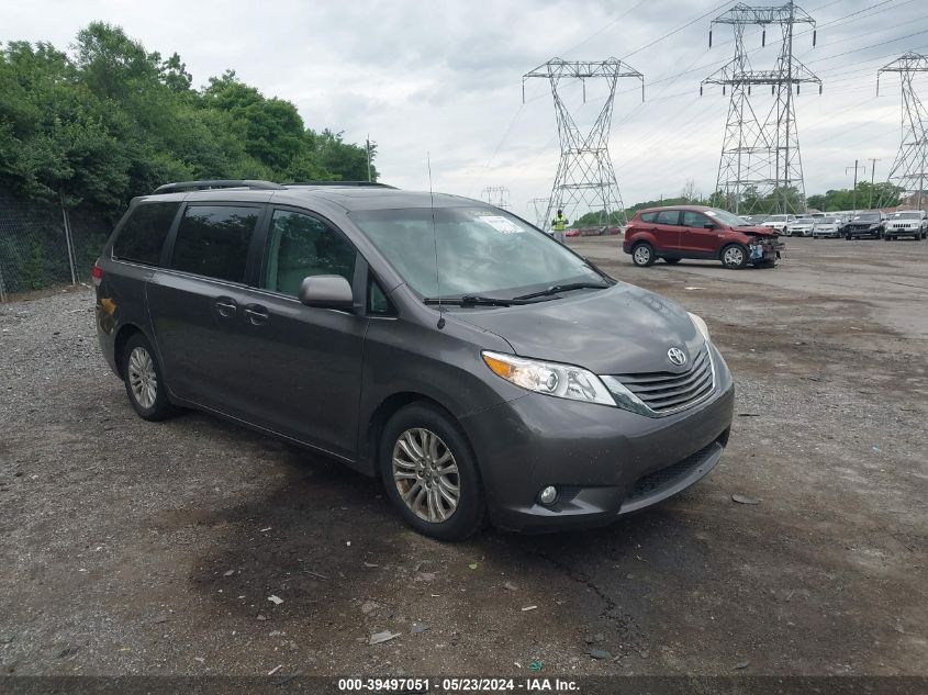 2012 Toyota Sienna Xle V6 8 Passenger VIN: 5TDYK3DC5CS216091 Lot: 39497051