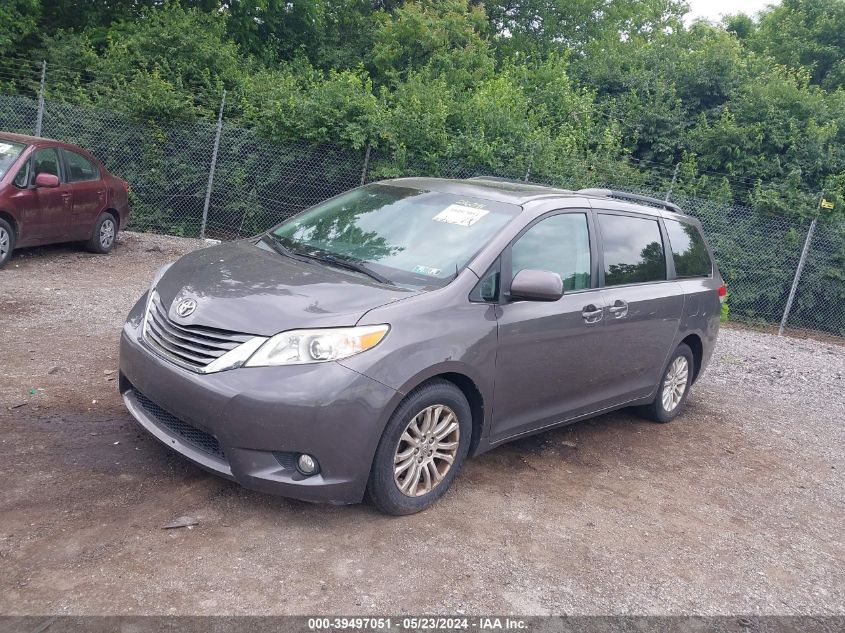 2012 Toyota Sienna Xle V6 8 Passenger VIN: 5TDYK3DC5CS216091 Lot: 39497051