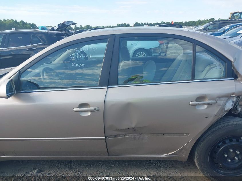 5NPET46C88H392441 2008 Hyundai Sonata Gls