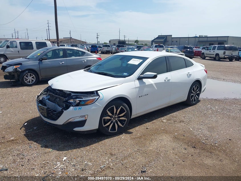 VIN 1G1ZG5ST5MF075781 2021 CHEVROLET MALIBU RS