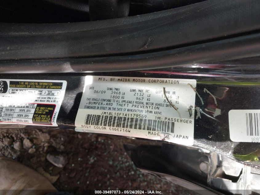 2010 Mazda Mazda3 I Touring VIN: JM1BL1SF1A1179569 Lot: 39497073