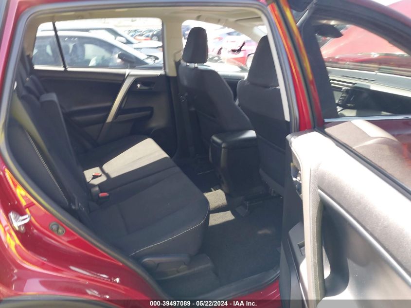 VIN 2T3WFREV2JW433222 2018 TOYOTA RAV4 XLE