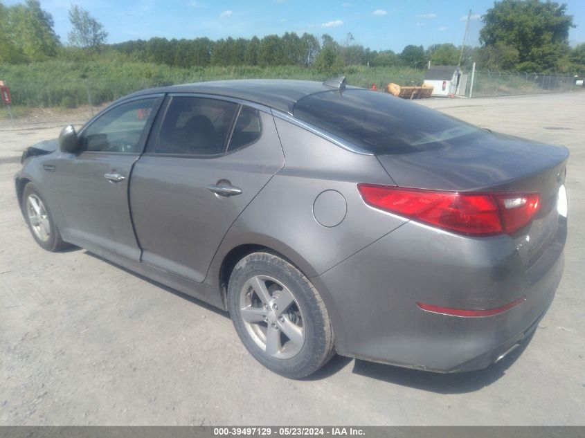 2015 Kia Optima Lx VIN: 5XXGM4A75FG389876 Lot: 39497129