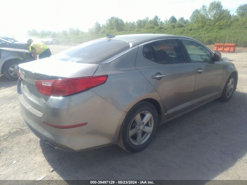 2015 Kia Optima Lx VIN: 5XXGM4A75FG389876 Lot: 39497129