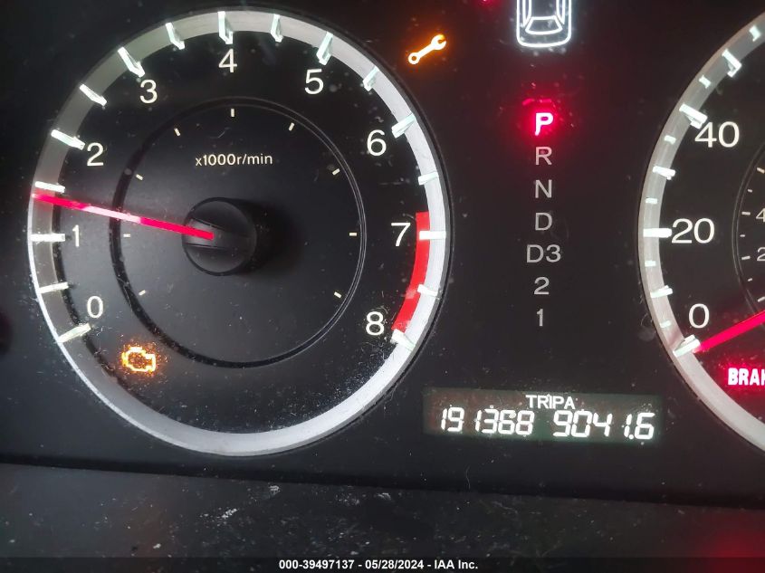 2010 Honda Accord 2.4 Lx-P VIN: 1HGCP2F43AA030640 Lot: 39497137