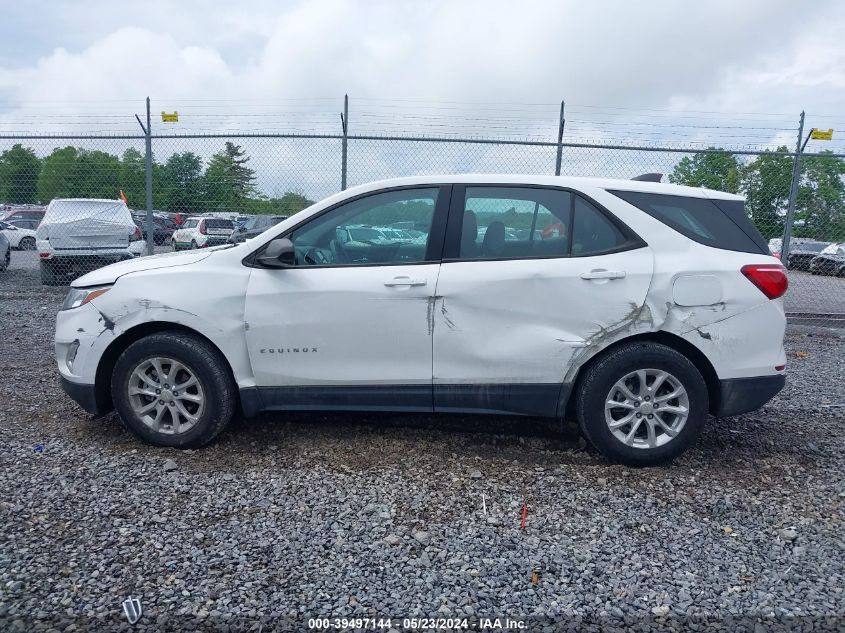 2018 Chevrolet Equinox Ls VIN: 3GNAXREV8JS554316 Lot: 39497144