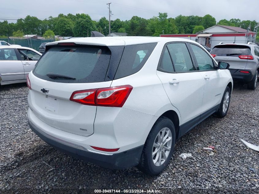 2018 Chevrolet Equinox Ls VIN: 3GNAXREV8JS554316 Lot: 39497144