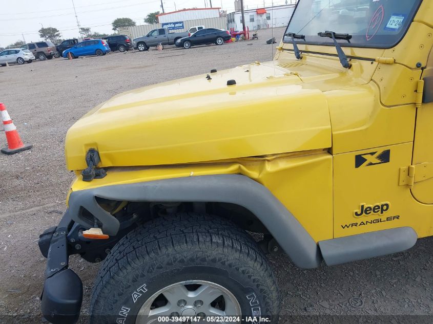 2004 Jeep Wrangler X VIN: 1J4FA39SX4P703769 Lot: 39497147