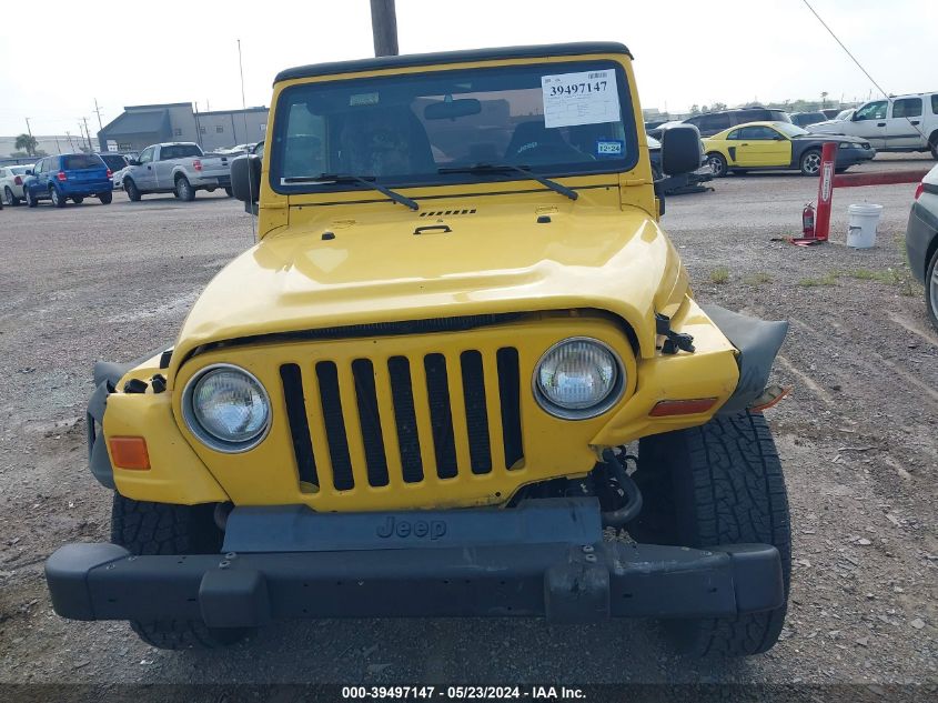 2004 Jeep Wrangler X VIN: 1J4FA39SX4P703769 Lot: 39497147