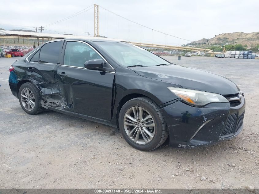 2015 Toyota Camry Se VIN: 4T1BF1FK1FU075776 Lot: 39497148