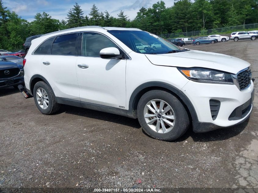 2019 Kia Sorento 3.3L Lx VIN: 5XYPGDA54KG539603 Lot: 39497157