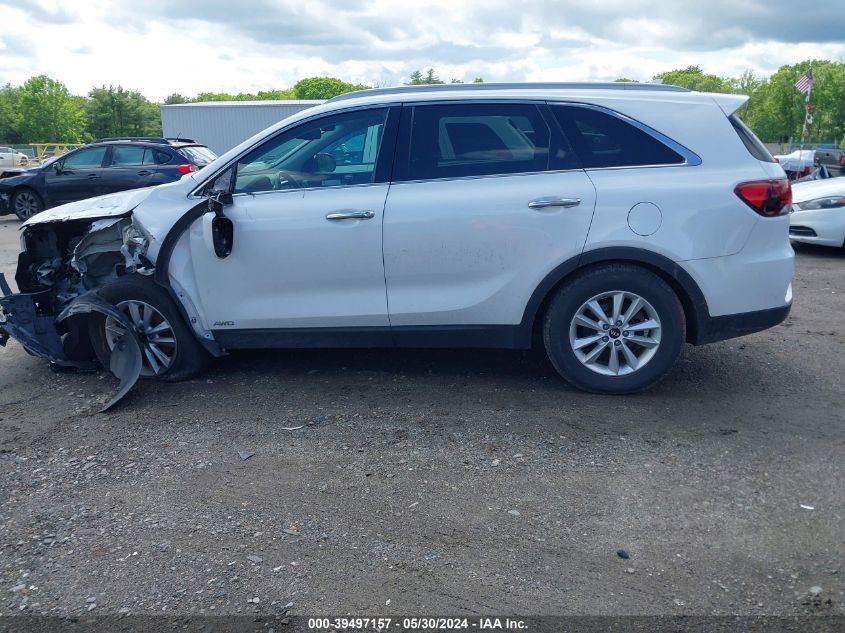 2019 Kia Sorento 3.3L Lx VIN: 5XYPGDA54KG539603 Lot: 39497157