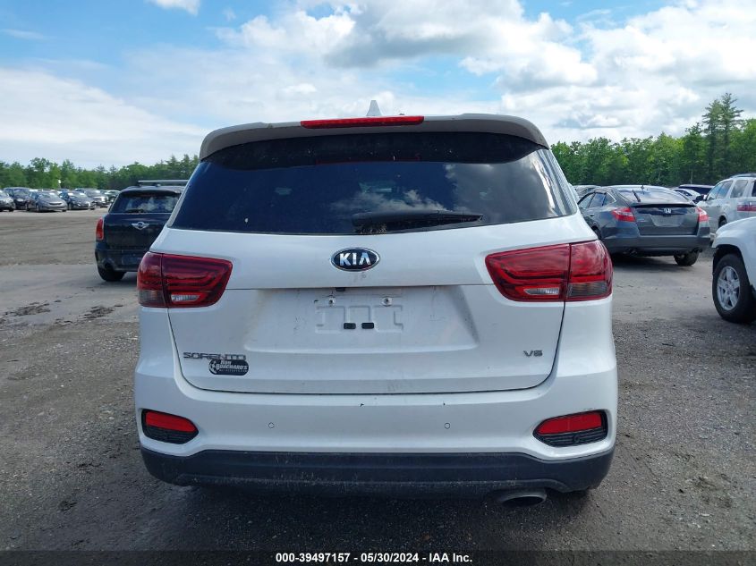 2019 Kia Sorento 3.3L Lx VIN: 5XYPGDA54KG539603 Lot: 39497157