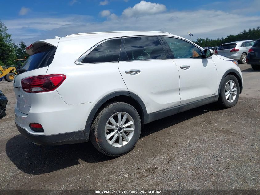 2019 Kia Sorento 3.3L Lx VIN: 5XYPGDA54KG539603 Lot: 39497157