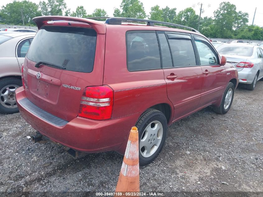 2003 Toyota Highlander Limited V6 VIN: JTEHF21A430116340 Lot: 39497159