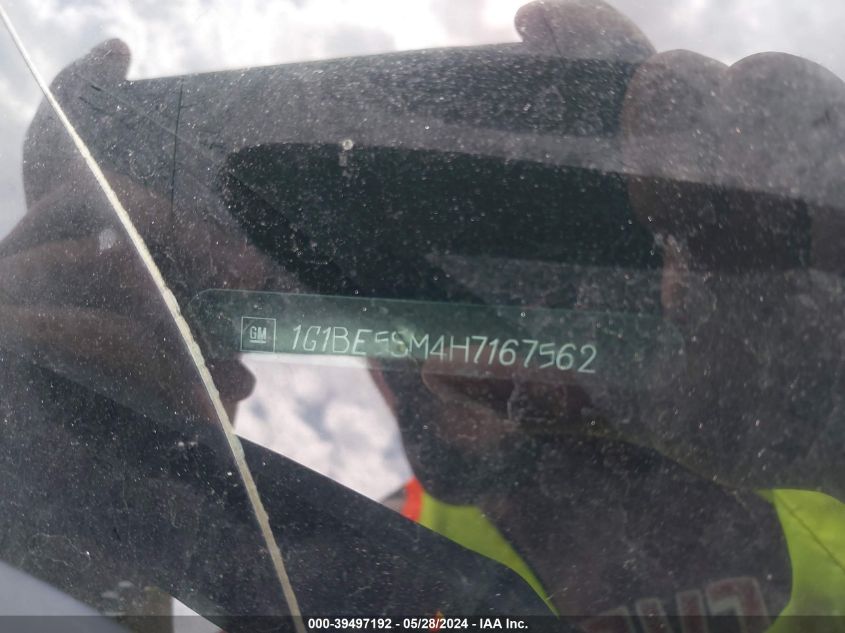 2017 Chevrolet Cruze Lt Auto VIN: 1G1BE5SM4H7167562 Lot: 39497192