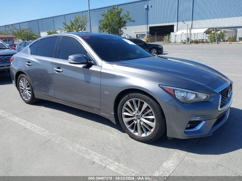 2019 Infiniti Q50 3.0T Luxe VIN: JN1EV7APXKM540725 Lot: 39497218