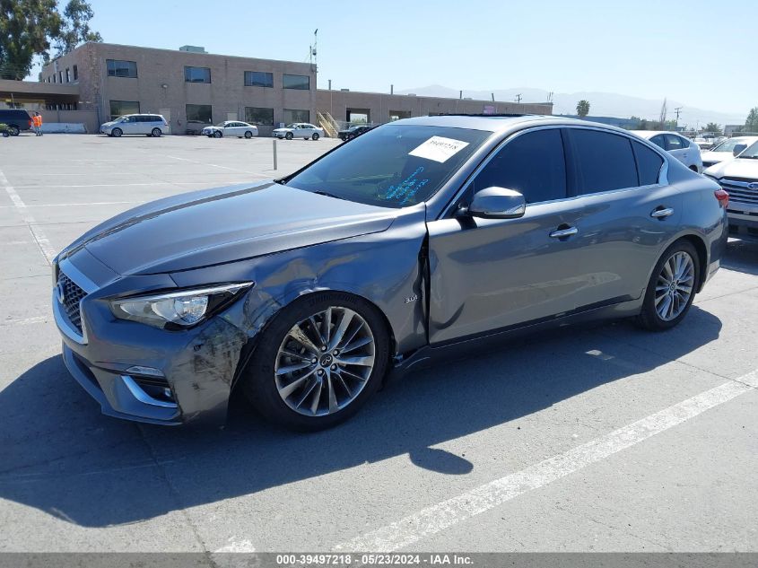 2019 Infiniti Q50 3.0T Luxe VIN: JN1EV7APXKM540725 Lot: 39497218