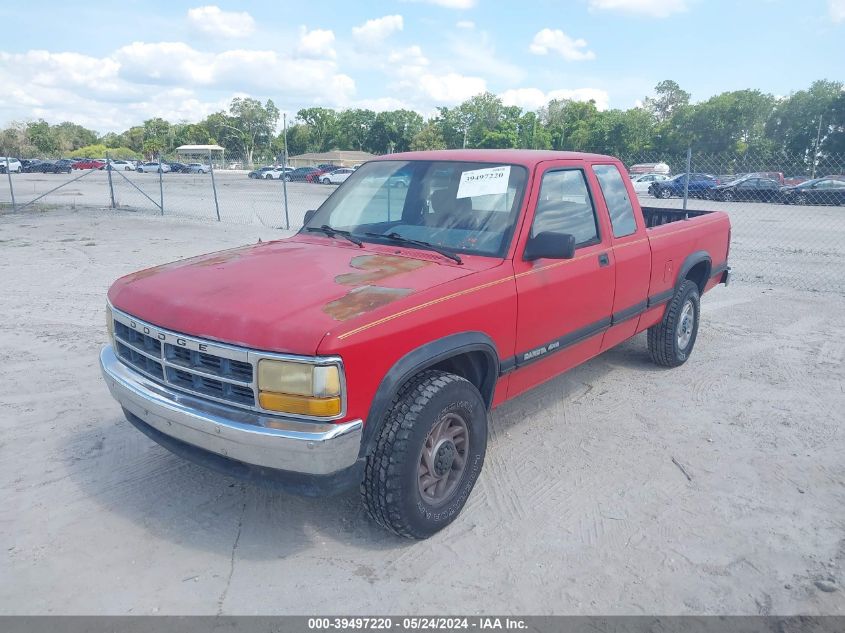 1992 Dodge Dakota VIN: 1B7GG23XXNS605718 Lot: 39497220