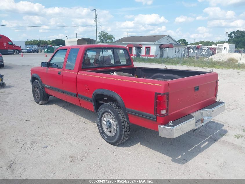 1992 Dodge Dakota VIN: 1B7GG23XXNS605718 Lot: 39497220