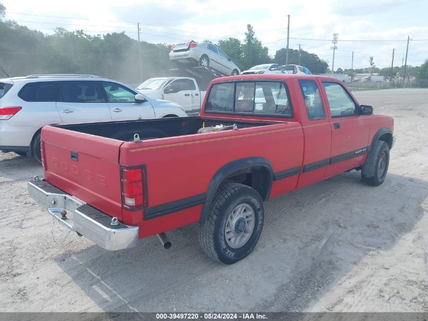 1992 Dodge Dakota VIN: 1B7GG23XXNS605718 Lot: 39497220