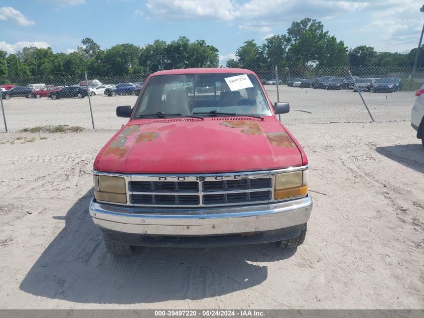 1992 Dodge Dakota VIN: 1B7GG23XXNS605718 Lot: 39497220