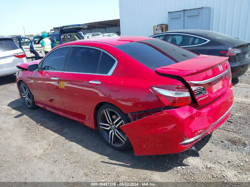 2017 Honda Accord Sport Se VIN: 1HGCR2F12HA037363 Lot: 39497226