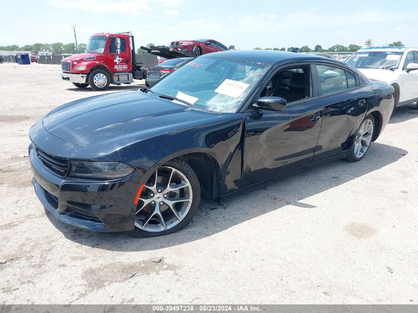 2022 Dodge Charger Sxt Rwd VIN: 2C3CDXBG4NH243614 Lot: 39497238