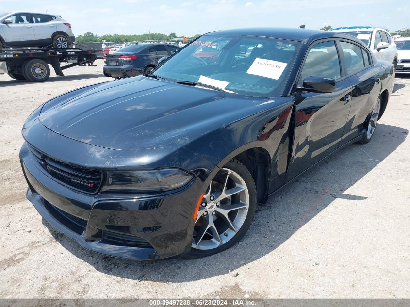 2022 Dodge Charger Sxt Rwd VIN: 2C3CDXBG4NH243614 Lot: 39497238