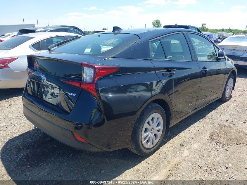 VIN JTDKAMFU7M3146584 2021 TOYOTA PRIUS LE