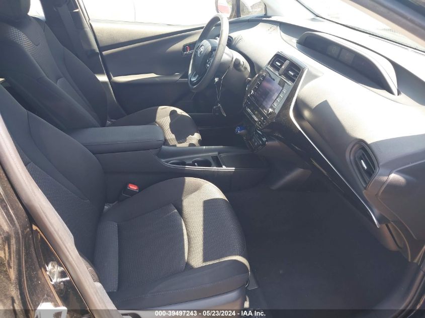 VIN JTDKAMFU7M3146584 2021 TOYOTA PRIUS LE