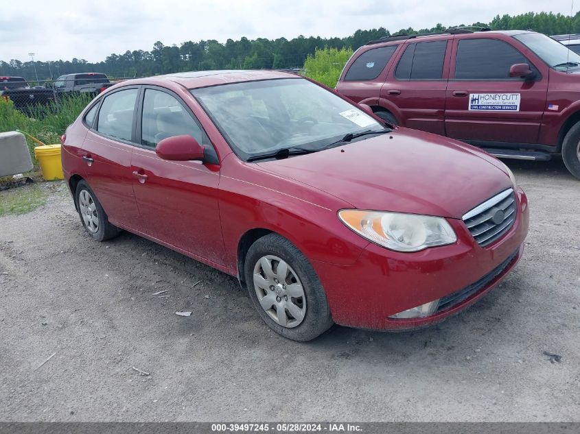 2007 Hyundai Elantra Gls/Limited/Se VIN: KMHDU46DX7U260007 Lot: 39497245